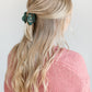 Small Flower Claw Clips Accessories Hunter Green