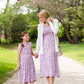Smocked Floral Midi Dress Dresses