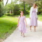 Smocked Floral Midi Dress Dresses