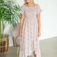 Smocked Short Sleeve Maxi Dress - FINAL SALE Dresses