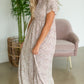 Smocked Short Sleeve Maxi Dress - FINAL SALE Dresses