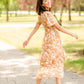 Smocked Top Tiered Midi Dress - FINAL SALE Dresses
