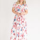 Smocked Waist Floral Maxi Dress FF Dresses