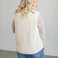 Snap Up Active Knit Vest FF Tops