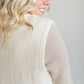 Snap Up Active Knit Vest FF Tops