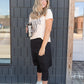 Snoga Black Athletic Skirt Skirts