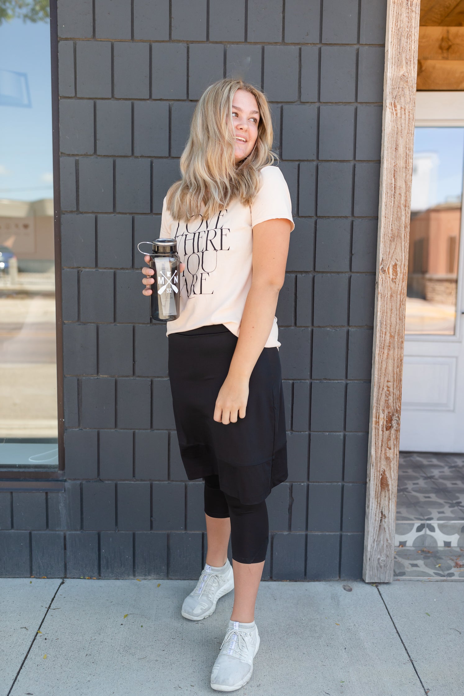 Snoga Black Athletic Skirt Skirts