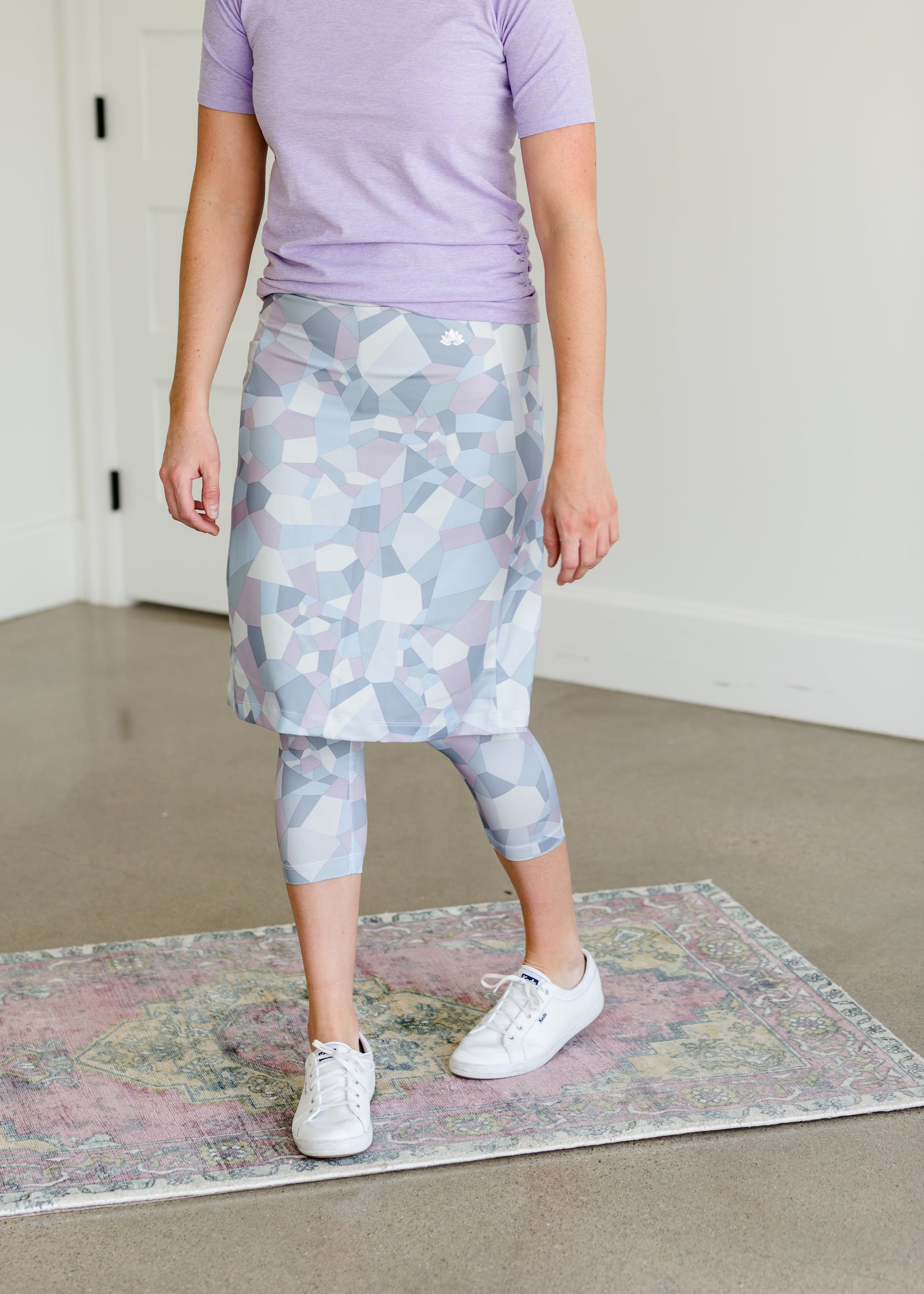 Snoga FIT Shattered Print Sport Skirt - FINAL SALE Activewear