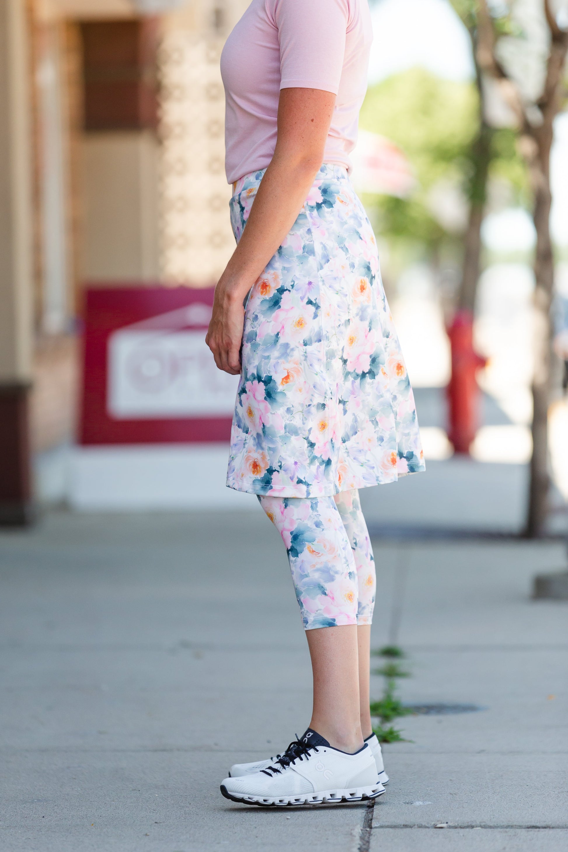 Snoga Floral Faux Wrap Sport Skirt - FINAL SALE Activewear