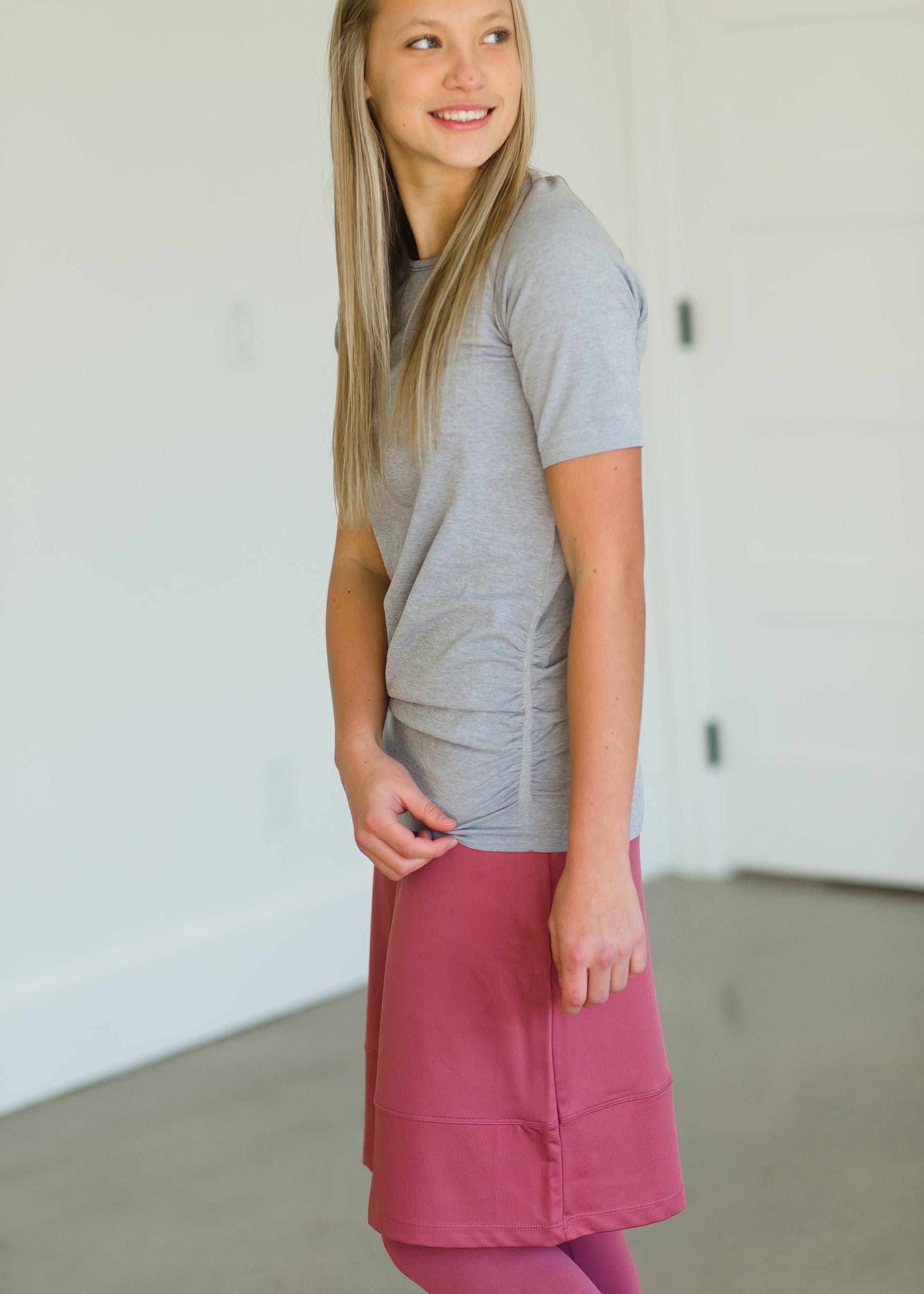 Snoga Rose Mesh Athletic Skirt - FINAL SALE – Inherit Co.