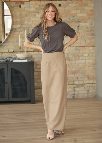 Soft Bamboo Puff Sleeve Top - FINAL SALE FF Tops