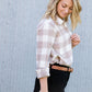 Soft Brushed Flannel Button Up Top - FINAL SALE Tops