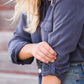 Soft Button Up Roll Tab Top - FINAL SALE Tops