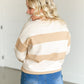 Soft Crewneck Striped Sweater FF Tops