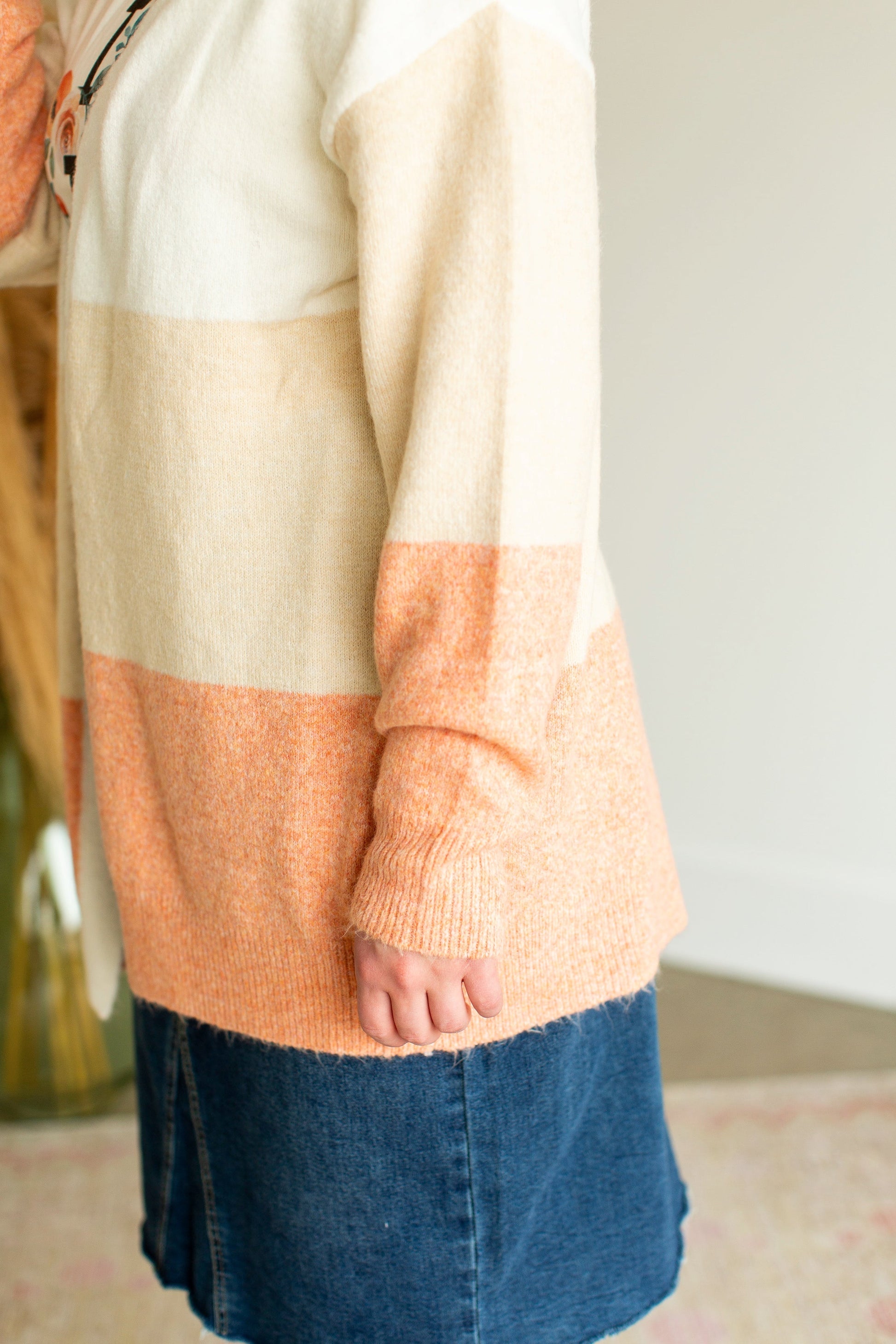 Soft Knit Colorblock Cardigan - FINAL SALE Tops