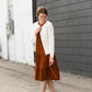 Soft Scalloped Hem Cardigan - FINAL SALE Layering Essentials