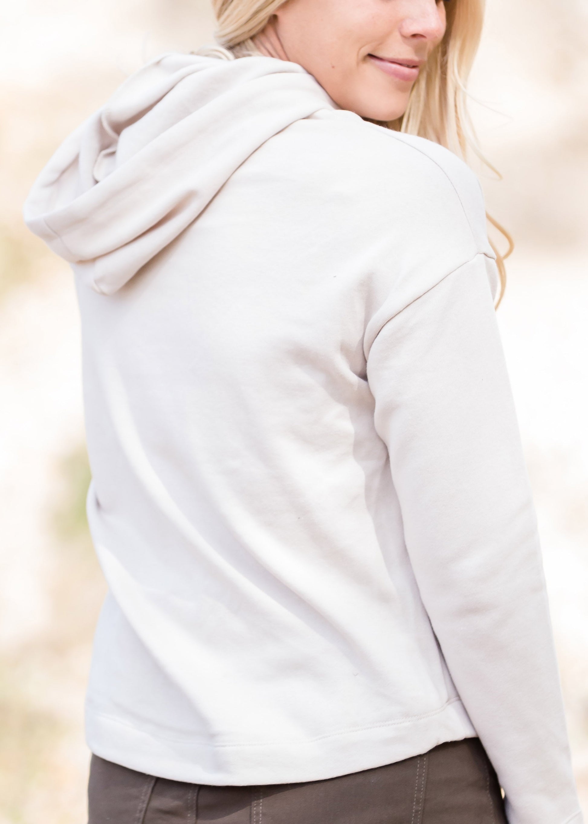 Soft Stone Hooded Sweatshirt - FINAL SALE Tops
