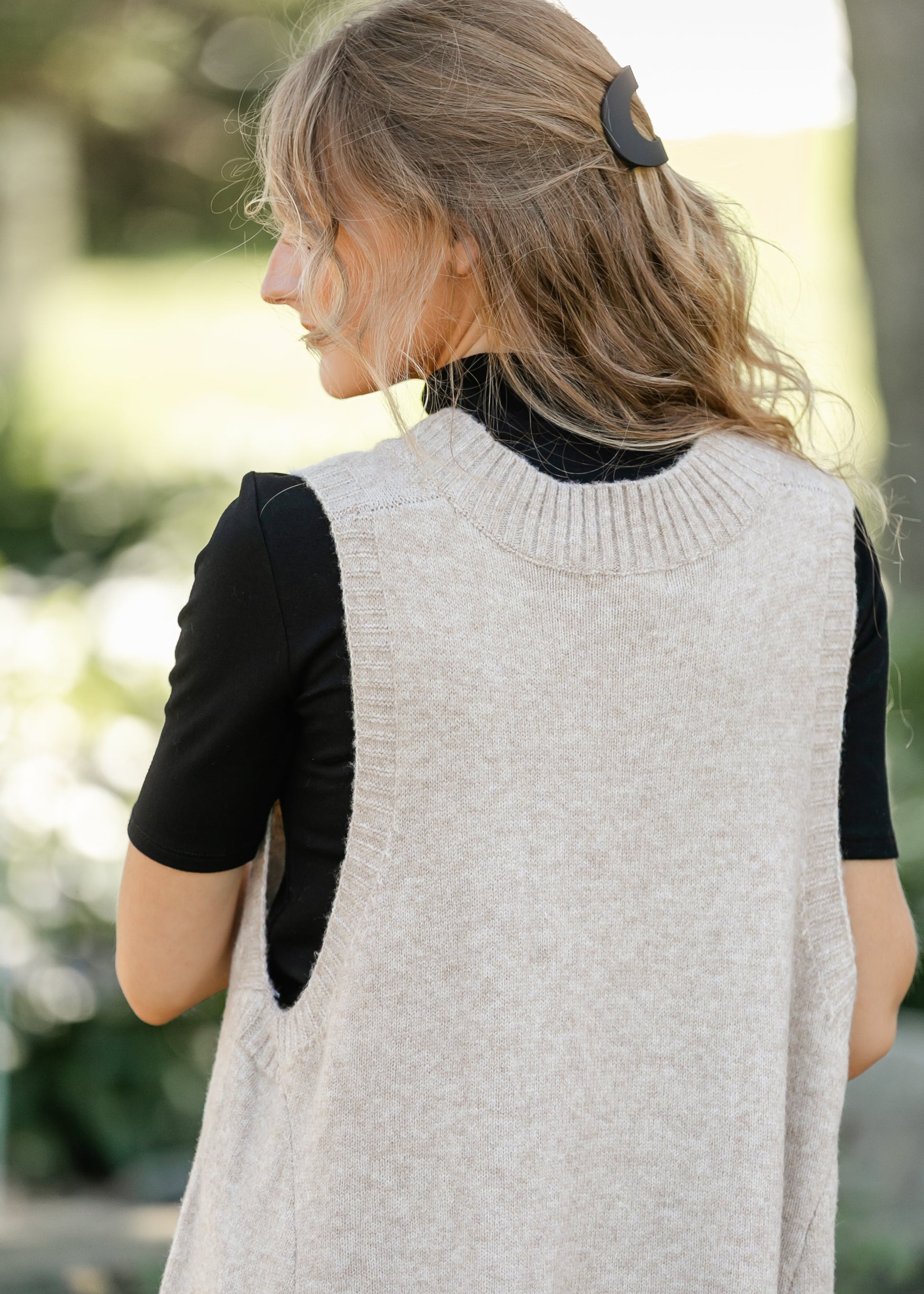 Soft Touch V-neck Sweater Dress FF Dresses