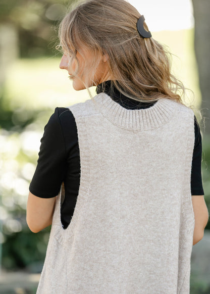 Soft Touch V-neck Sweater Dress FF Dresses