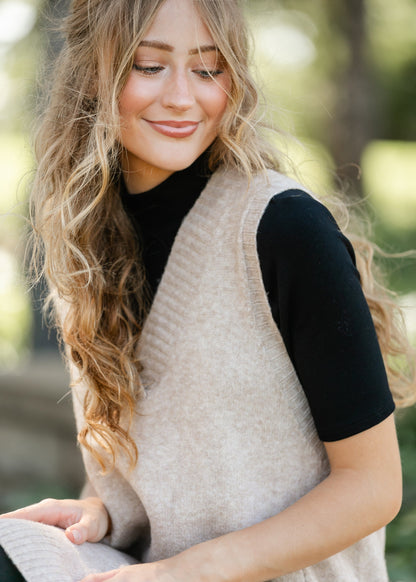 Soft Touch V-neck Sweater Dress FF Dresses