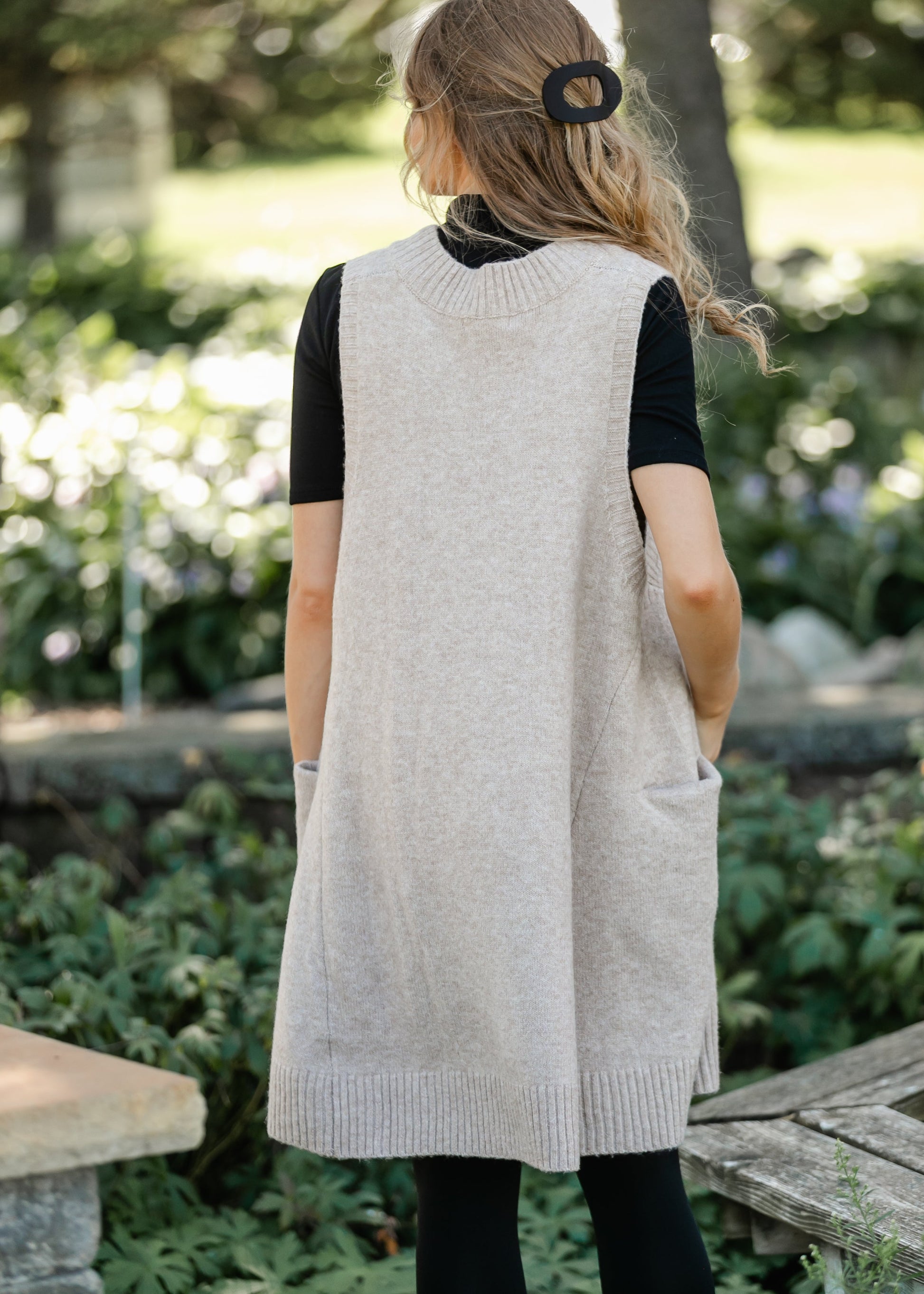 Soft Touch V-neck Sweater Dress FF Dresses