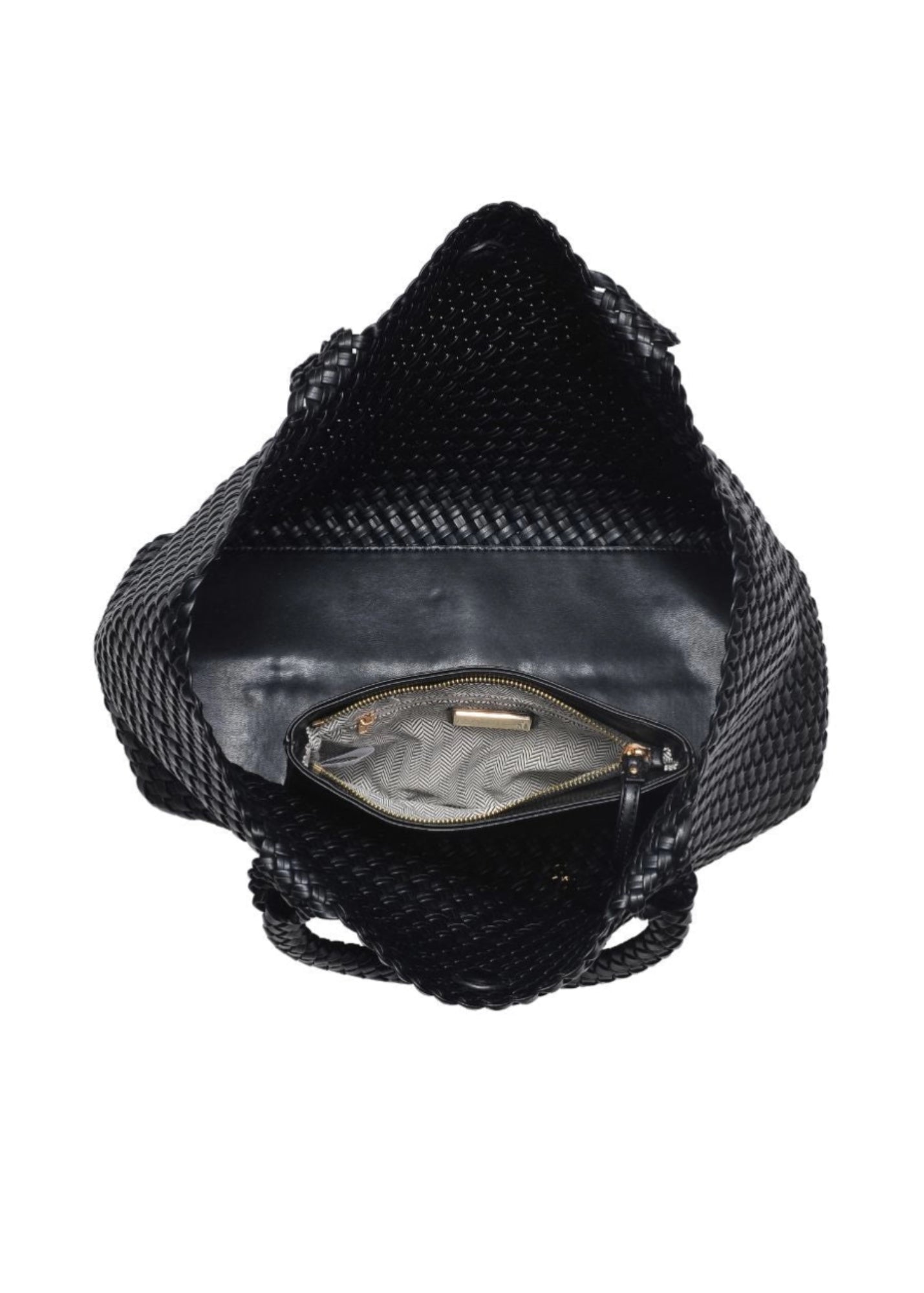 Solana Woven Vegan Leather Tote Accessories