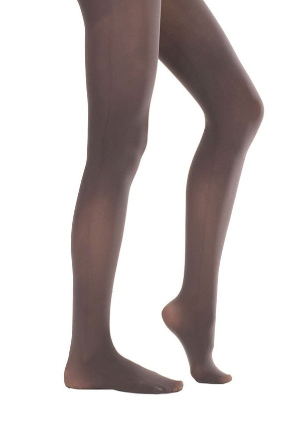 Solid Basic Opaque Tights - FINAL SALE Accessories Charcoal