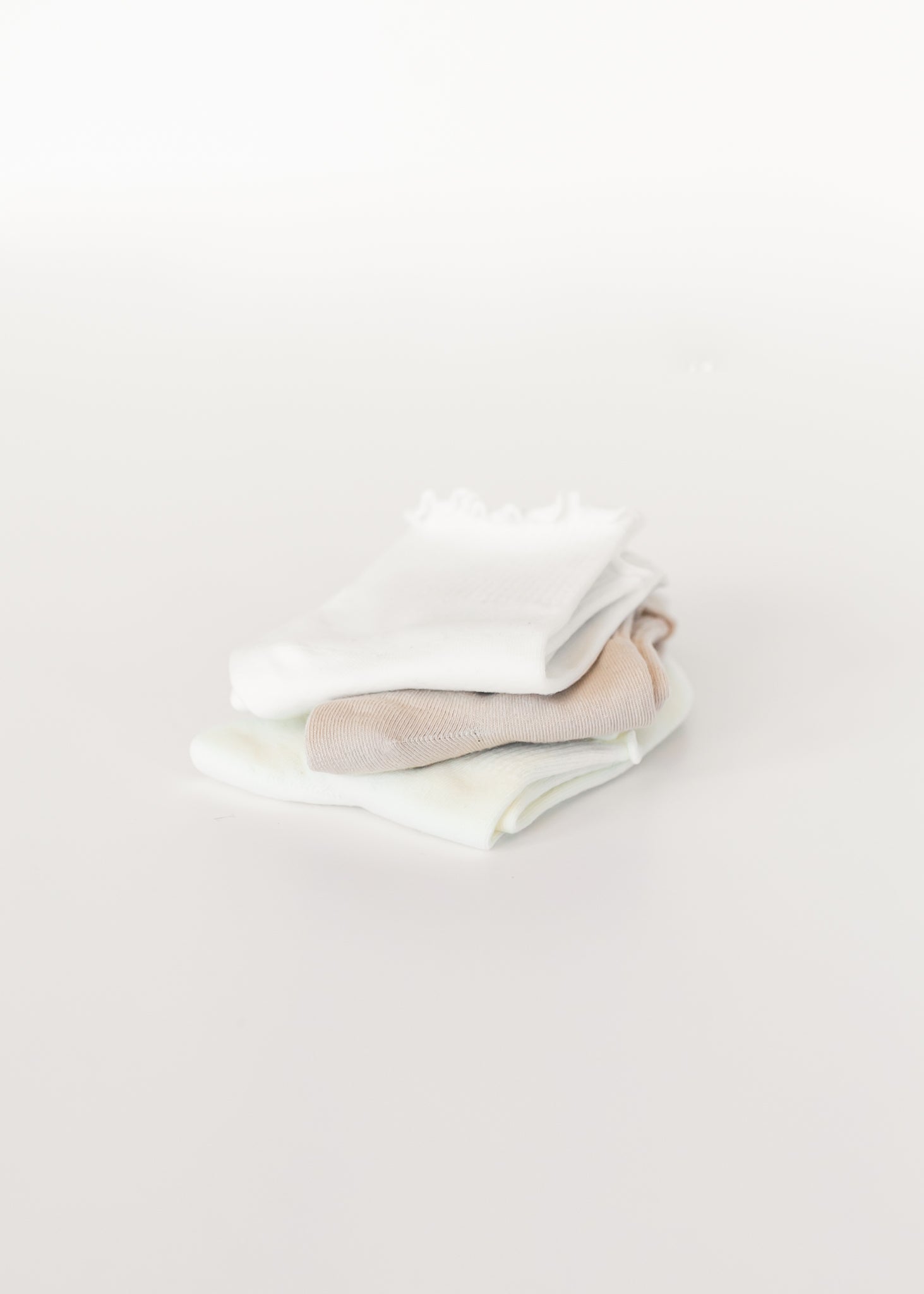 Solid Color Ruffle Ankle Socks Accessories