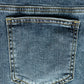 Sophie Maternity Distressed Raw Hem Denim Midi Skirt Skirts