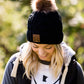 Sota' Black Pom Beanie Accessories
