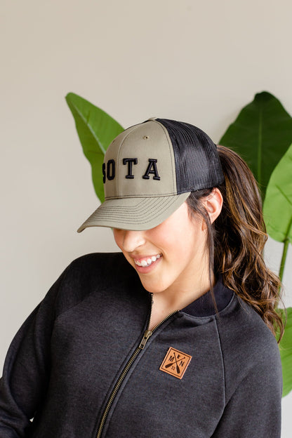Sota' Black Snapback Hat Accessories