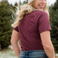 Sota' Logo Burgandy Tee - FINAL SALE Tops