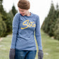 Sota' Long Sleeve Blue Thermal - FINAL SALE Tops