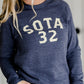 Sota' Navy 32 Crewneck Sweatshirt - FINAL SALE Tops