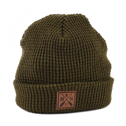 Sota Olive Green Waffle Knit Beanie - FINAL SALE Accessories