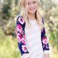 Southern Floral Stripe Top Girls