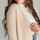Speckled Knit Open Front Cardigan FF Tops