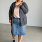 Speckled Knit Open Front Cardigan FF Tops