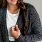 Speckled Knit Open Front Cardigan FF Tops