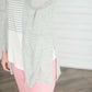 Split Hem Open Cardigan Layering Essentials