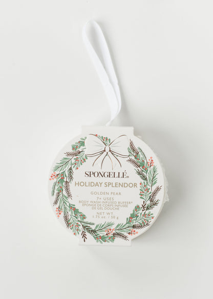 Spongelle® Holiday Wreath Body Buffer FF Home + Lifestyle