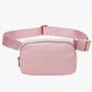 Sporty Waterproof Belt Bag Accessories Pink