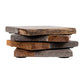 Square Cement + Wood Coasters Accessories