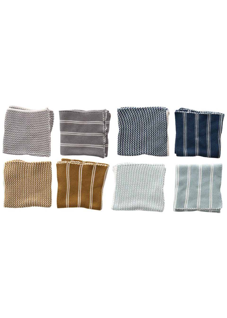 Square Cotton Knit Dish Cloths - Set of 2 - FINAL SALE FF Home + Lifestyle