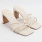 Square Toe Block Heel Sandal Shoes