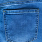 Stacy Raw Hem Long Denim Skirt IC Skirts