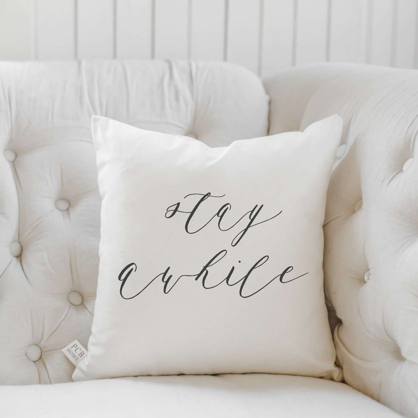 Stay Awhile Pillow - FINAL SALE Home & Lifestyle
