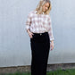 Stella Black Colored Denim Skirt - FINAL SALE IC Skirts