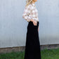 Stella Black Colored Denim Skirt - FINAL SALE Skirts