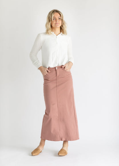 Stella Burlwood Denim Maxi Skirt IC Skirts